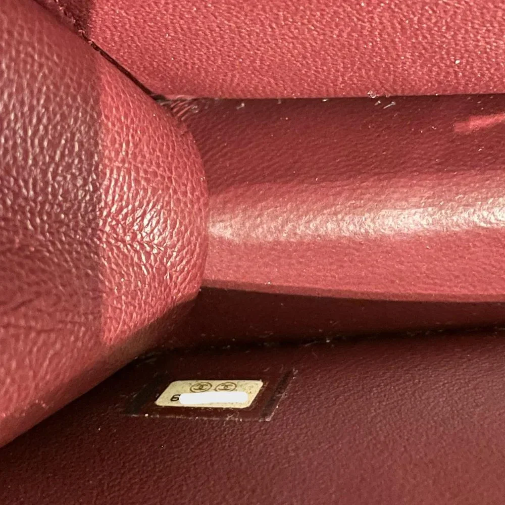 CHANEL Vintage Full Flap WOC Gold Hardware Black Lamp Leather - Picture 15 of 16